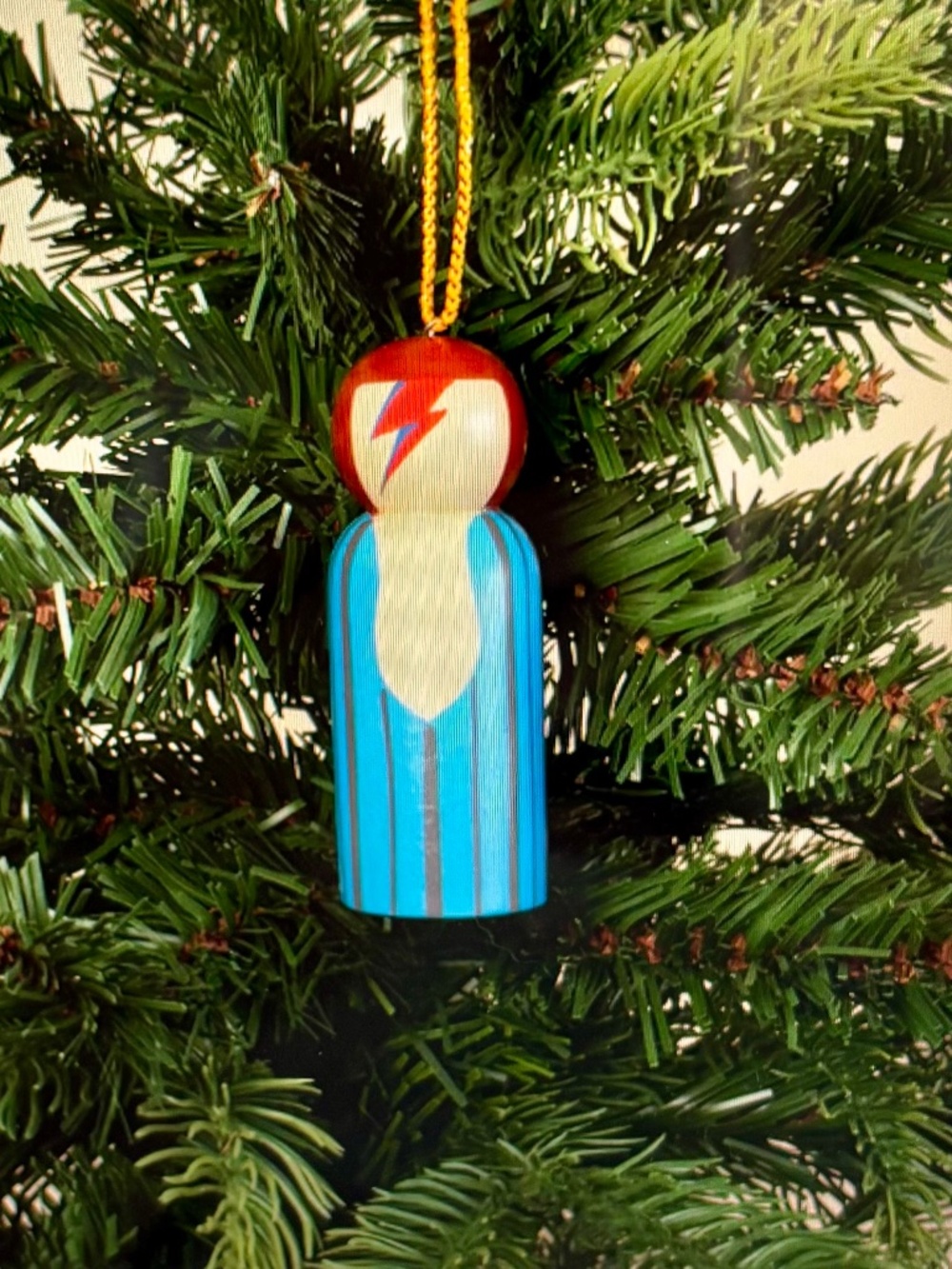 Drake General Store Peg Ornament "David Bowie" NWT